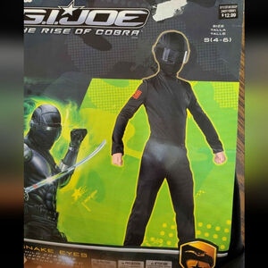 G.I. Joe Snake Eyes Child Costume Sizes 4-6